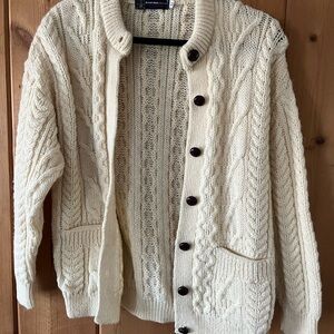 Cream Cable Knit Sweater